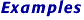 Examples